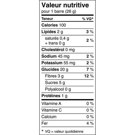 Quaker Chewy Peach Fruit Crumble Granola Bars, 6 Bars, 156g/5.5oz, (Imported from Canada)